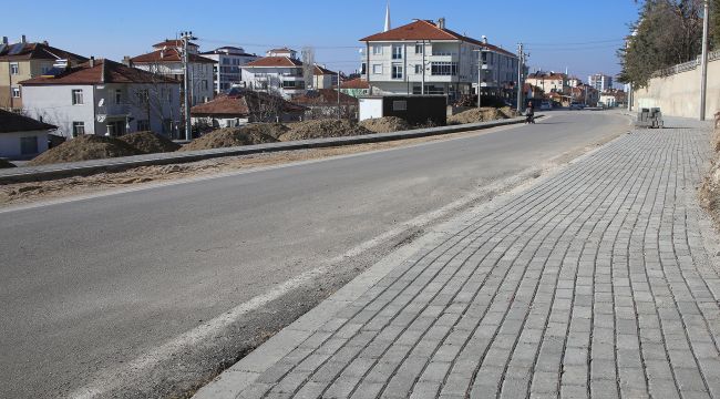 Karaman Belediyesi'nde asfalt ve kaldırım çalışmaları