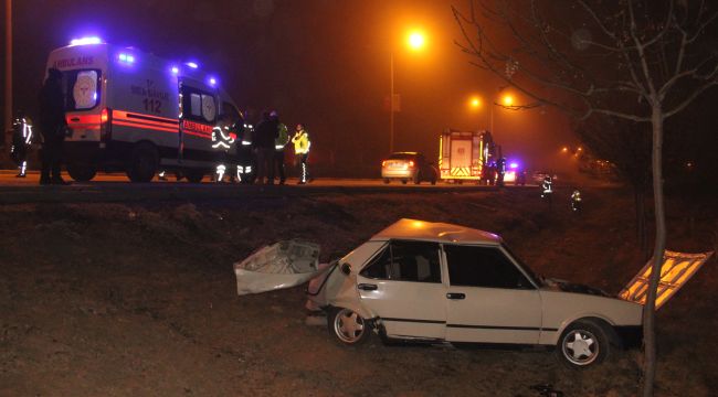 Karaman'da feci kaza: 1 ölü, 2 yaralaı