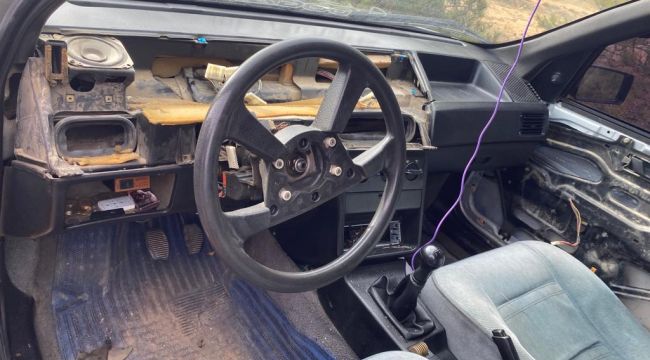 Karaman'da çaldığı otomobili bu hale getiren şahıs tutuklandı 