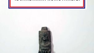  Karaman'da Roma dönemine ait heykel ele geçirildi