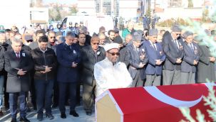 Kıbrıs gazisi askeri törenle son yolculuğuna uğurlandı