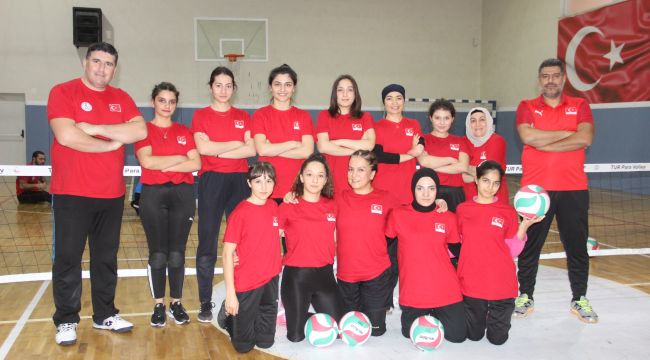 Oturarak Voleybol Kadın A Milli Takımı, Karaman kampını tamamladı