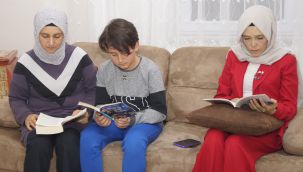  Karaman'da "Çay koy geliyoruz, birlikte okuyoruz'' projesi