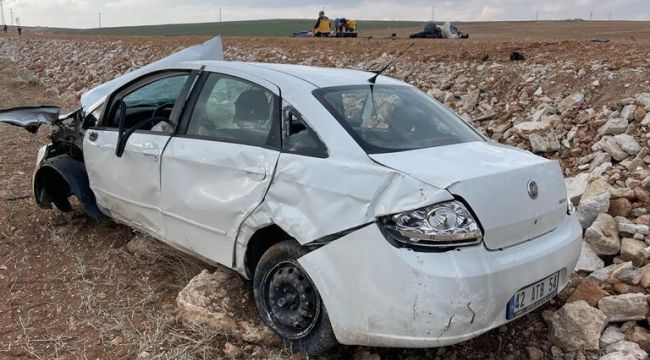 Karaman'da feci kaza: 2 ölü, 1 yaralı