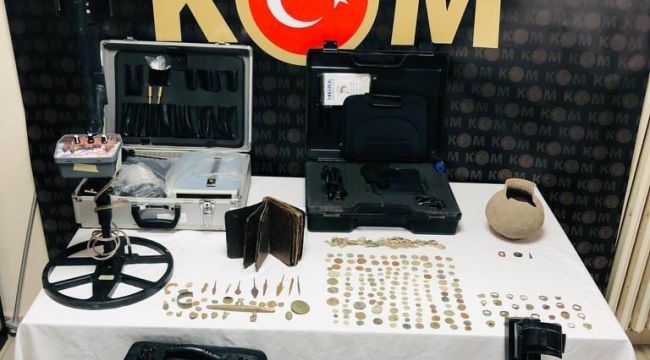Karaman'da tarihi eser kaçakçılığından gözaltına alınan 7 şüpheli serbest bırakıldı