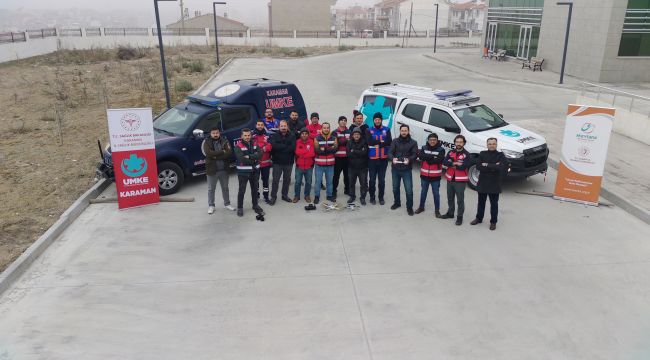 Karaman'da UMKE İHA timi kuruldu