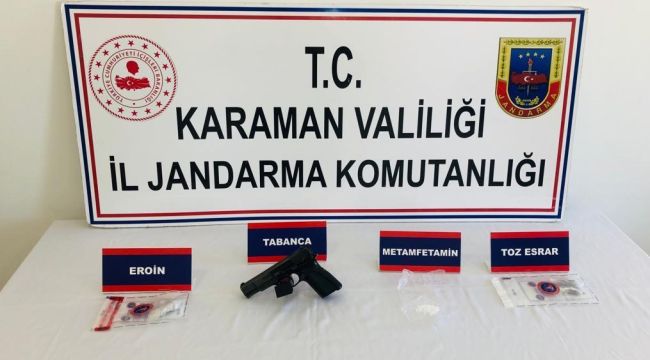 Karaman'da uyuşturucudan gözaltına alınan 4 kişi tutuklandı