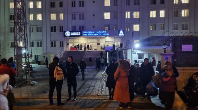 Hatay'da yaşanan deprem Karaman'da da hissedildi