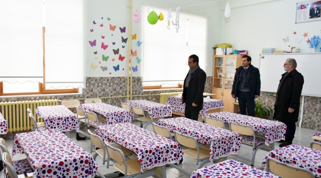Karaman'da depremzede öğrencilerin eğitim göreceği okullarda hazırlıklar tamamlandı