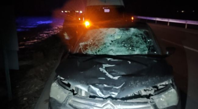 Karaman'da otomobilin çarptığı yaya hayatını kaybetti