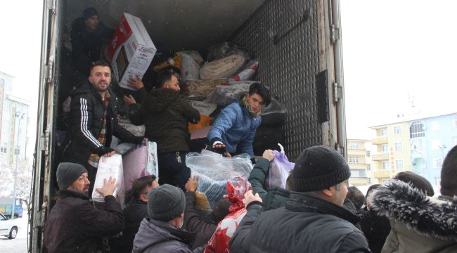 Karaman, depremzedeler için seferber oldu