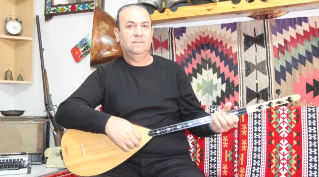 Karamanlı ozandan 'Yıktı Bizi Bu Deprem' türküsü