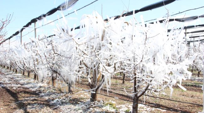 Karaman'da buzulları anımsatan görüntü 