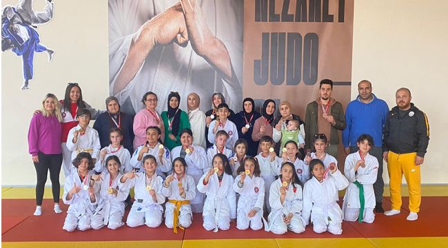 Karaman'da okullar arası küçükler judo il birinciliği müsabakaları yapıldı