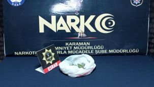 Karaman'da uyuşturucudan gözaltına alınan 1 kişi tutuklandı