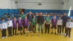 Okullar arası küçükler masa tenisi il birinciliği müsabakaları sona erdi