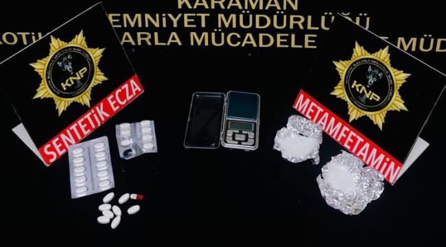 Antalya'dan Karaman'a uyuşturucu getirdi tutuklandı 