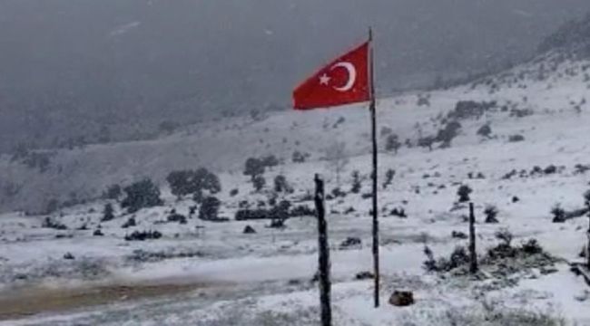 Ayrancı-Erdemli yolunda kar yağışı etkili oluyor