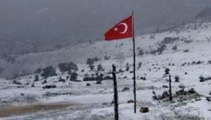 Ayrancı-Erdemli yolunda kar yağışı etkili oluyor