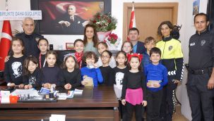 Emniyet Müdürü Erdem Aynur: "Çocukların polis olmak istemeleri bizi sevindirdi" 