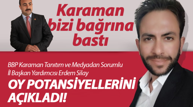 Erdem Silay, oy potansiyellerini açıkladı