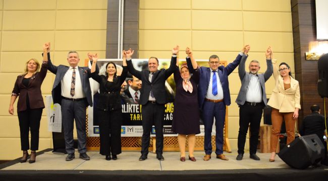 Karaman'da İYİ Parti Milletvekili adaylarını tanıttı 