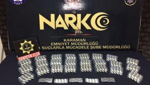 Karaman'da uyuşturucu operasyonu