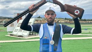 Ahmet Balkancı, trap atışında Türkiye ikincisi oldu 