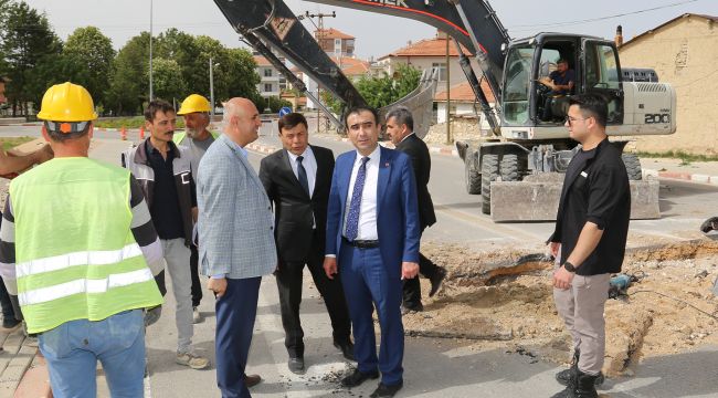 Belediye Başkanı Savaş Kalaycı'nın girişimiyle mahallenin doğal gaza sorununu çözdü 
