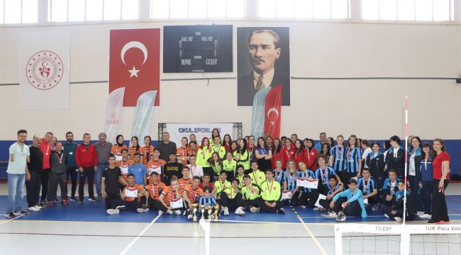 Karaman'da düzenlenen Bedensel Engelliler Oturarak Voleybol Türkiye Şampiyonası sona erdi 