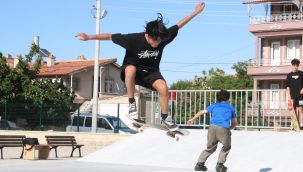 Karaman'da kaykaycılar günlerini kutladılar 