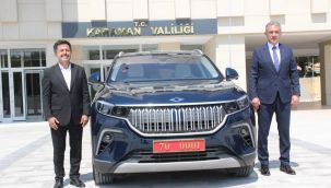 Karaman Valiliği TOGG'u alan Türkiye'de 10. il oldu