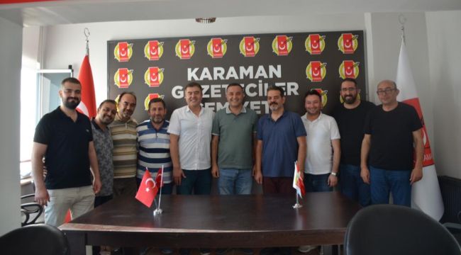 Mahmut Ünüvar'dan Gazeteciler Cemiyetine ziyaret
