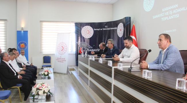 Bakan Yardımcısı İnan: "Memleketin gerçek kahramanları sanayicilerdir"