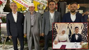 Bu düğünde davullar çaldı, davetliler salonlara sığmadı