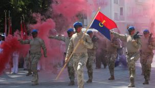 Karaman'da 30 Ağustos Zafer Bayramı kutlamalarına komandolar renk kattı 