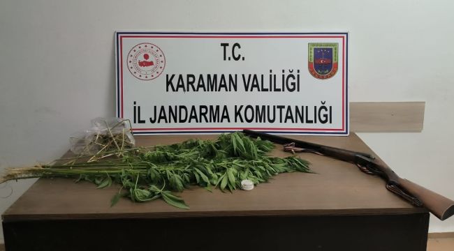  Karaman'da uyuşturucudan bir kişi gözaltına alındı 
