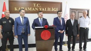 Karaman Valisi Hüseyin Engin Sarıibrahim görevine başladı 