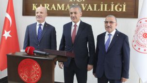 YÖK Başkanı Prof. Dr. Erol Özvar, Karaman'da 