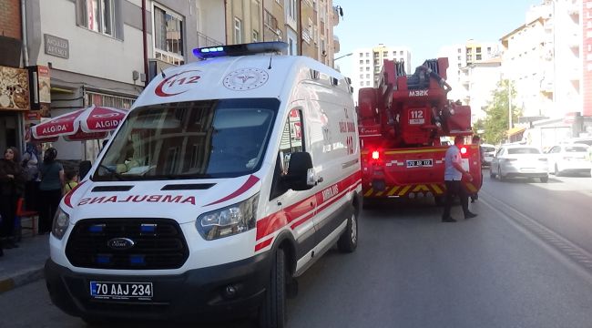 Daireden gaz kokusu geldiği ihbarı tüm ekipleri harekete geçirdi 