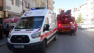 Daireden gaz kokusu geldiği ihbarı tüm ekipleri harekete geçirdi 