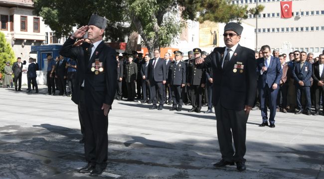 Karaman'da 19 Eylül Gaziler Günü kutlandı 