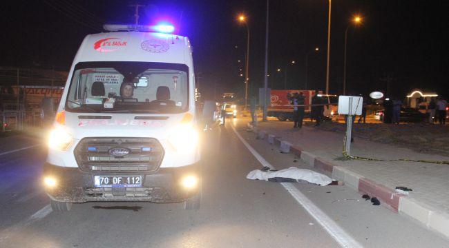 Karaman'da cipin çarptığı yaşlı çift hayatını kaybetti 
