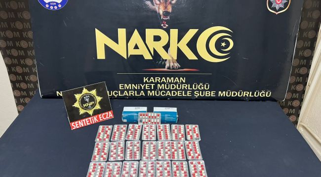 Karaman'da uyuşturucu ticareti yapmaktan 3 kişi tutuklandı 