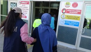 Karaman'da "Kışkaç" operasyonunda bir kadın tutuklandı 