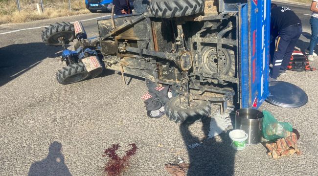 Karaman'da trafik kazası, ölü ve yaralılar var