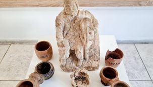 Karaman'da 9 çalıntı motosiklet ve tarihi eserler ele geçirildi 