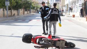 Karaman'da magandaların kurşunları yoldan geçen kuryeye isabet etti