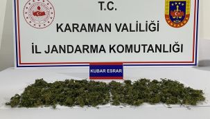 Karaman'da esrar operasyonu 