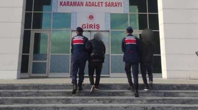 Karaman'da evden hırsızlık yapan 1 kişi tutuklandı 